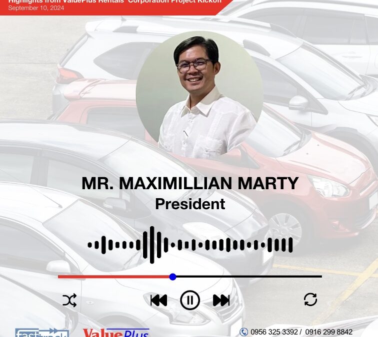 Mr. Maximillian V. Marty, President of ValuePlus Rental Corp.